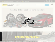 Tablet Screenshot of easycarparts.com